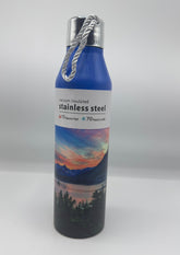 Blue Tropical Stainless Steel Water Bottles